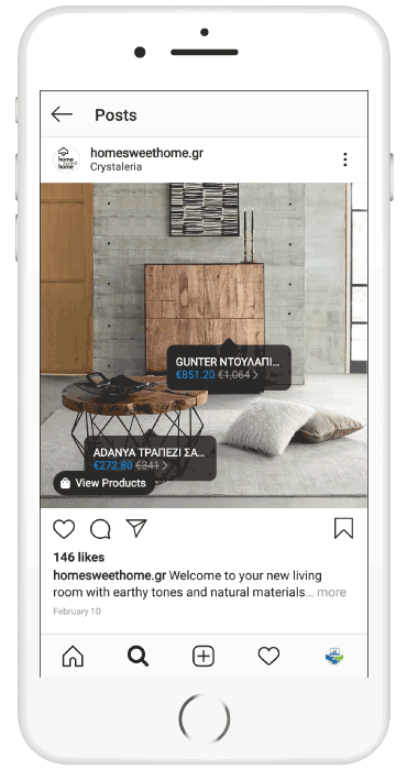 Πωλήσεις μέσω Instagram από εταιρία κατασκευής eshop Marketing Friend